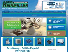 Tablet Screenshot of bobheinmiller.com